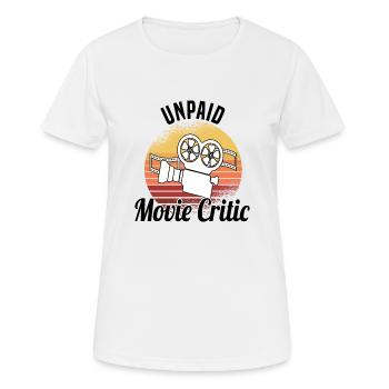 Critique de film Critique de film Long métrage - T-shirt respirant Femme - blanc - Devant - AI Model Female 172 dark (172cm)