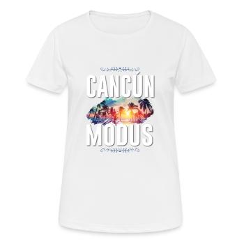 Cancun Mode - Women's Breathable T-Shirt - white - Front - AI Model Female 172 dark (172cm)