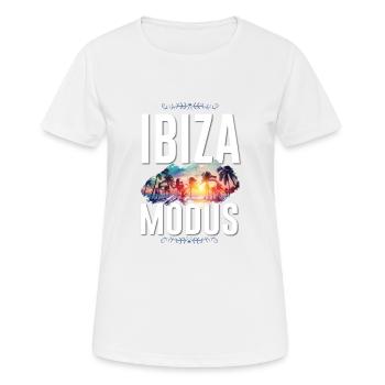 Ibiza Mode - Women's Breathable T-Shirt - white - Front - AI Model Female 172 dark (172cm)