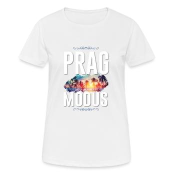 Prague Mode - Women's Breathable T-Shirt - white - Front - AI Model Female 172 dark (172cm)