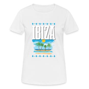 Ibiza - T-shirt respirant Femme - blanc - Devant - AI Model Female 172 dark (172cm)