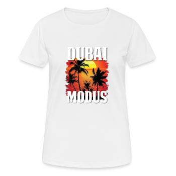 Dubai Mode - Women's Breathable T-Shirt - white - Front - AI Model Female 172 dark (172cm)