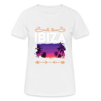 Ibiza - T-shirt respirant Femme - blanc - Devant - AI Model Female 172 dark (172cm)