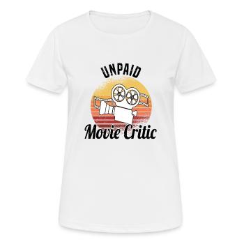Critique de film Critique de film Long métrage - T-shirt respirant Femme - blanc - Devant - AI Model Female 172 dark (172cm)