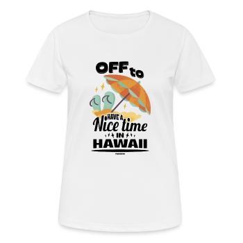 Hawaii - Women's Breathable T-Shirt - white - Front - AI Model Female 172 dark (172cm)