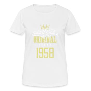 1958 limited edition - Women's Breathable T-Shirt - white - Front - AI Model Female 172 dark (172cm)