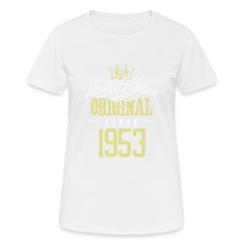 1953 limited edition - Frauen T-Shirt atmungsaktiv - Weiß - Vorne - AI Model Female 172 dark (172cm)