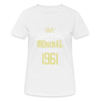 1961 limited edition - Women's Breathable T-Shirt - white - Front - AI Model Female 172 dark (172cm)