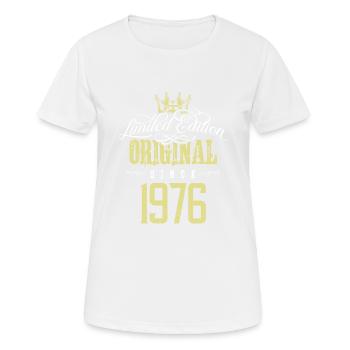 Édition limitée 1976 - T-shirt respirant Femme - blanc - Devant - AI Model Female 172 dark (172cm)
