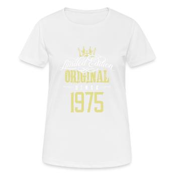 Édition limitée 1975 - T-shirt respirant Femme - blanc - Devant - AI Model Female 172 dark (172cm)