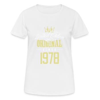1978 limited edition - Women's Breathable T-Shirt - white - Front - AI Model Female 172 dark (172cm)