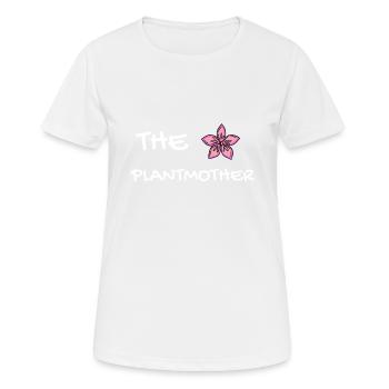 Plante Mère Botanique Succulent Jardin Botanique - T-shirt respirant Femme - blanc - Devant - AI Model Female 172 dark (172cm)