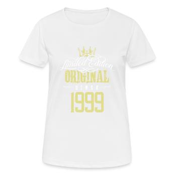 Édition limitée 1999 - T-shirt respirant Femme - blanc - Devant - AI Model Female 172 dark (172cm)