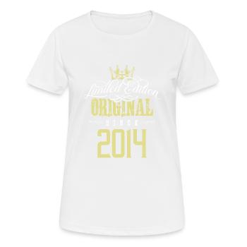 2014 limited edition - Frauen T-Shirt atmungsaktiv - Weiß - Vorne - AI Model Female 172 dark (172cm)