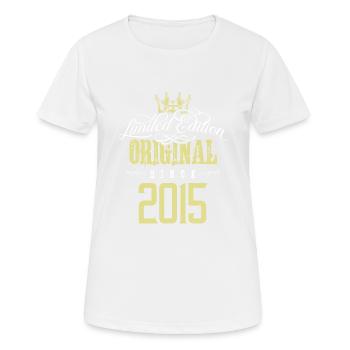 Édition limitée 2015 - T-shirt respirant Femme - blanc - Devant - AI Model Female 172 dark (172cm)