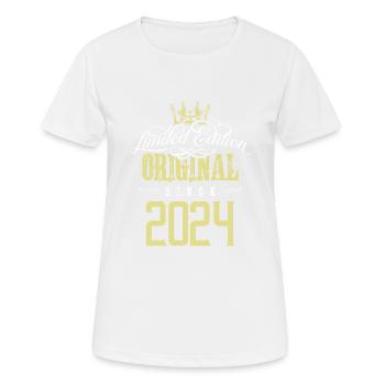 Édition limitée 2024 - T-shirt respirant Femme - blanc - Devant - AI Model Female 172 dark (172cm)