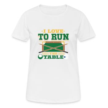 I love the - Women's Breathable T-Shirt - white - Front - AI Model Female 172 dark (172cm)