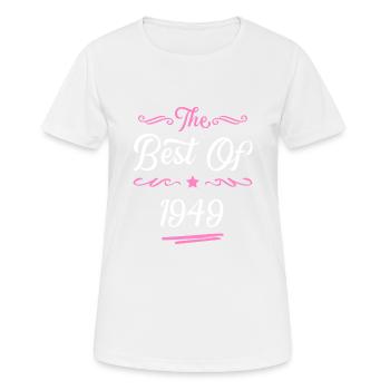1949 best of - T-shirt respirant Femme - blanc - Devant - AI Model Female 172 dark (172cm)