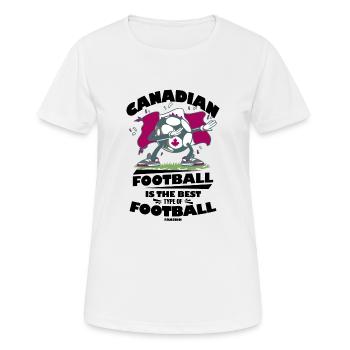 Canada - T-shirt respirant Femme - blanc - Devant - AI Model Female 172 dark (172cm)