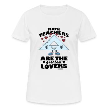 Mathematik - Frauen T-Shirt atmungsaktiv - Weiß - Vorne - AI Model Female 172 dark (172cm)