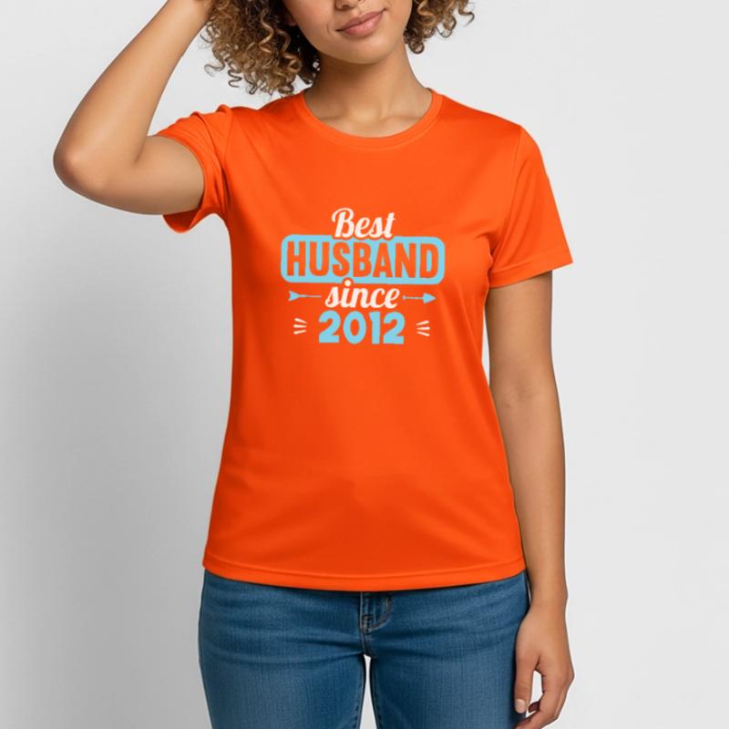 Beste Ehefrau Bester Ehemann seit 2012 Frauen T-Shirt atmungsaktiv