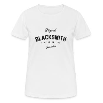 Blacksmith Funny Job Title Profession - Women's Breathable T-Shirt - white - Front - AI Model Female 172 dark (172cm)