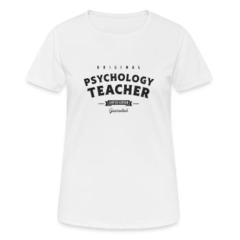 Psychology Teacher Funny Job Title Profession - Women's Breathable T-Shirt - white - Front - AI Model Female 172 dark (172cm)