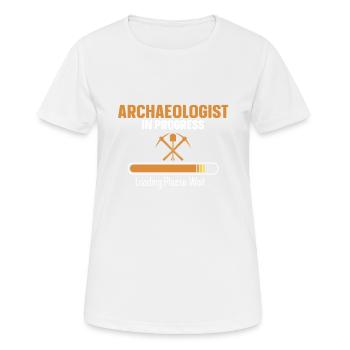 Archaeologist in progress Artifact archaeology - Women's Breathable T-Shirt - white - Front - AI Model Female 172 dark (172cm)