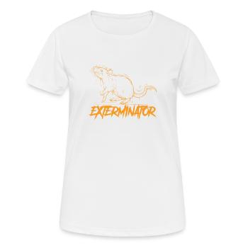 Kammerjäger I Vermin Motif pour - T-shirt respirant Femme - blanc - Devant - AI Model Female 172 dark (172cm)