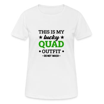Quad Quad Riders Quad Ride ATV - Women's Breathable T-Shirt - white - Front - AI Model Female 172 dark (172cm)