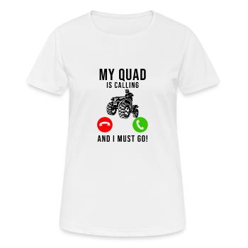 Quad Quad Riders Quad Ride ATV - Women's Breathable T-Shirt - white - Front - AI Model Female 172 dark (172cm)