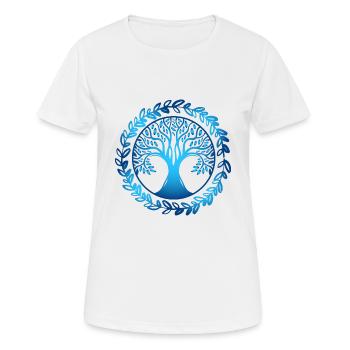 Arbre - T-shirt respirant Femme - blanc - Devant - AI Model Female 172 dark (172cm)