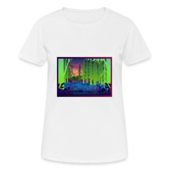 Arbre - T-shirt respirant Femme - blanc - Devant - AI Model Female 172 dark (172cm)