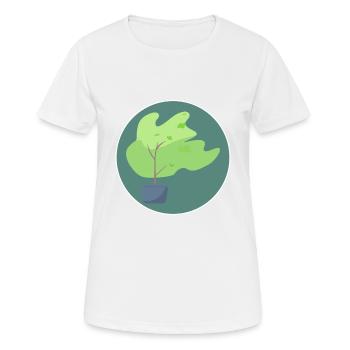 Tree - Women's Breathable T-Shirt - white - Front - AI Model Female 172 dark (172cm)