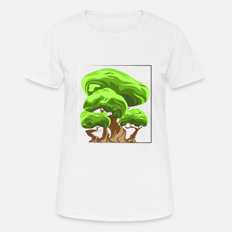 Tree - Women's Breathable T-Shirt - white