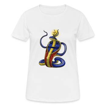 Mythologie égyptienne antique Divinité Uraeus - T-shirt respirant Femme - blanc - Devant - AI Model Female 172 dark (172cm)