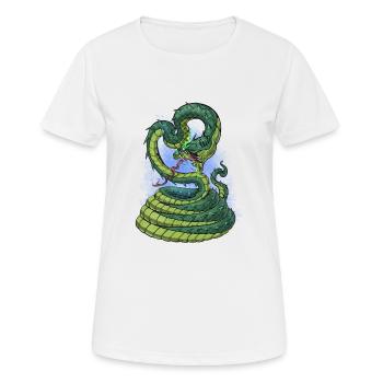 Mythologie égyptienne antique Divinité Apep - T-shirt respirant Femme - blanc - Devant - AI Model Female 172 dark (172cm)