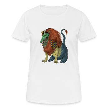 Mythologie égyptienne Divinité Ammit - T-shirt respirant Femme - blanc - Devant - AI Model Female 172 dark (172cm)