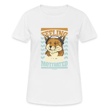 La motivation motive la carrière Cadeau positif - T-shirt respirant Femme - blanc - Devant - AI Model Female 172 dark (172cm)
