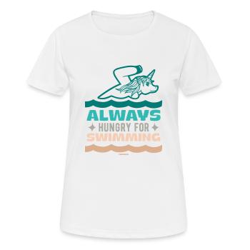 Nager - T-shirt respirant Femme - blanc - Devant - AI Model Female 172 dark (172cm)
