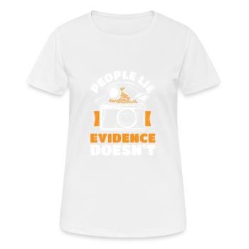 People Lie Proof Not For All - Women's Breathable T-Shirt - white - Front - AI Model Female 172 dark (172cm)