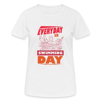 Nager - T-shirt respirant Femme - blanc - Devant - AI Model Female 172 dark (172cm)
