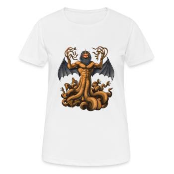 Mythologie grecque Divinité Typhon - T-shirt respirant Femme - blanc - Devant - AI Model Female 172 dark (172cm)