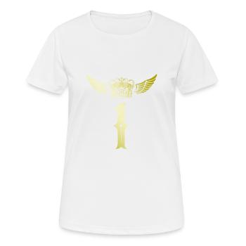1 couronne de nombres - T-shirt respirant Femme - blanc - Devant - AI Model Female 172 dark (172cm)
