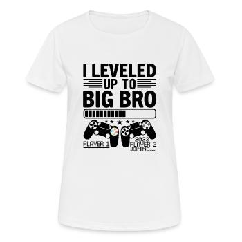 J'ai Atteint Le Niveau De Frère 2023 - T-shirt respirant Femme - blanc - Devant - AI Model Female 172 dark (172cm)
