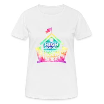 High School Rock Star Back to School - Women's Breathable T-Shirt - white - Front - AI Model Female 172 dark (172cm)