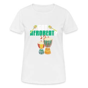 Vous avez de l’afrobeat ? Vintage Afrobeat Designs T-Shirt - T-shirt respirant Femme - blanc - Devant - AI Model Female 172 dark (172cm)