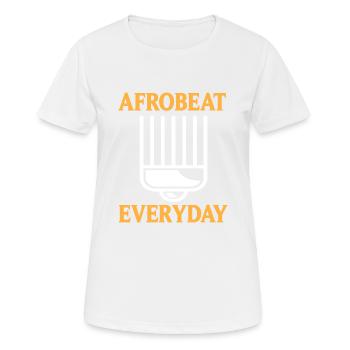 Afrobeat Everyday Awesome Afrobeat Designs - Women's Breathable T-Shirt - white - Front - AI Model Female 172 dark (172cm)