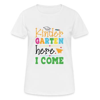 The Nursery School Me Voilà - Women's Breathable T-Shirt - white - Front - AI Model Female 172 dark (172cm)