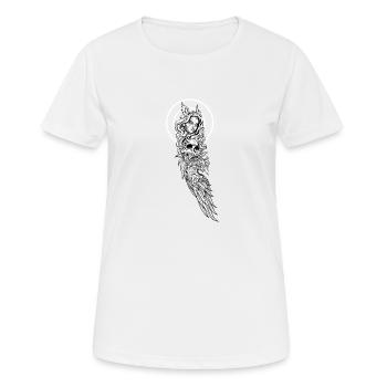 Viking Seer I Walhalla Asgard Motif pour - T-shirt respirant Femme - blanc - Devant - AI Model Female 172 dark (172cm)